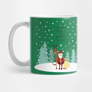 Friends - Santa Claus and reindeer Mug